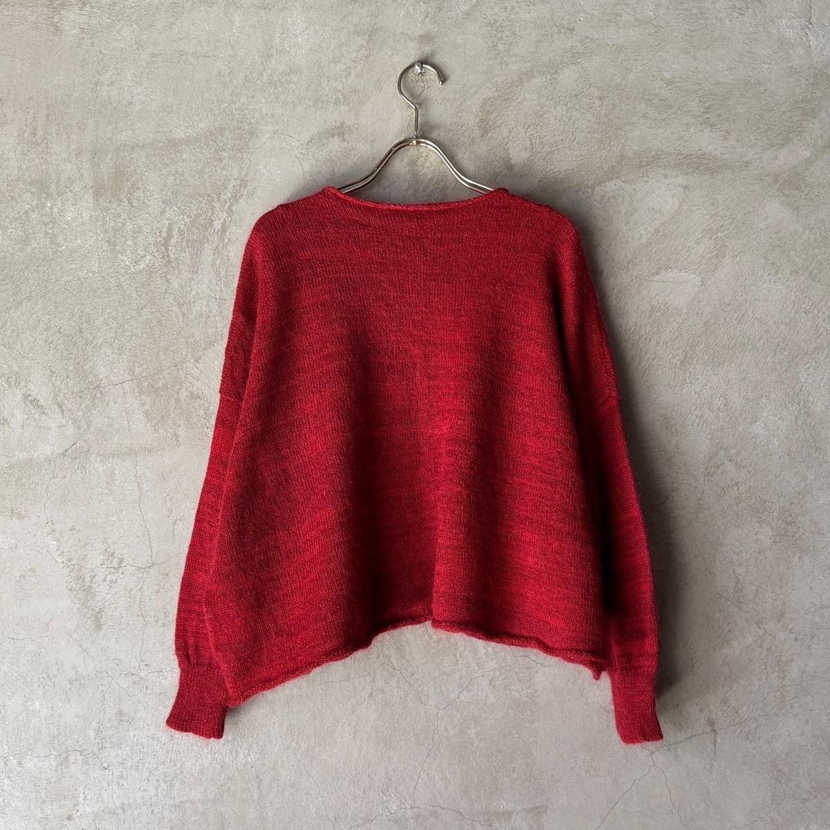<img class='new_mark_img1' src='https://img.shop-pro.jp/img/new/icons13.gif' style='border:none;display:inline;margin:0px;padding:0px;width:auto;' />suzuki takayuki fulling knitted capeʥ業 ե ˥åƥɥסgarnet