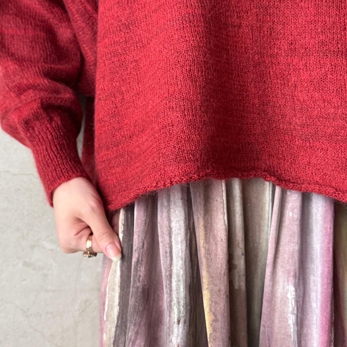<img class='new_mark_img1' src='https://img.shop-pro.jp/img/new/icons13.gif' style='border:none;display:inline;margin:0px;padding:0px;width:auto;' />suzuki takayuki fulling knitted capeʥ業 ե ˥åƥɥסgarnet