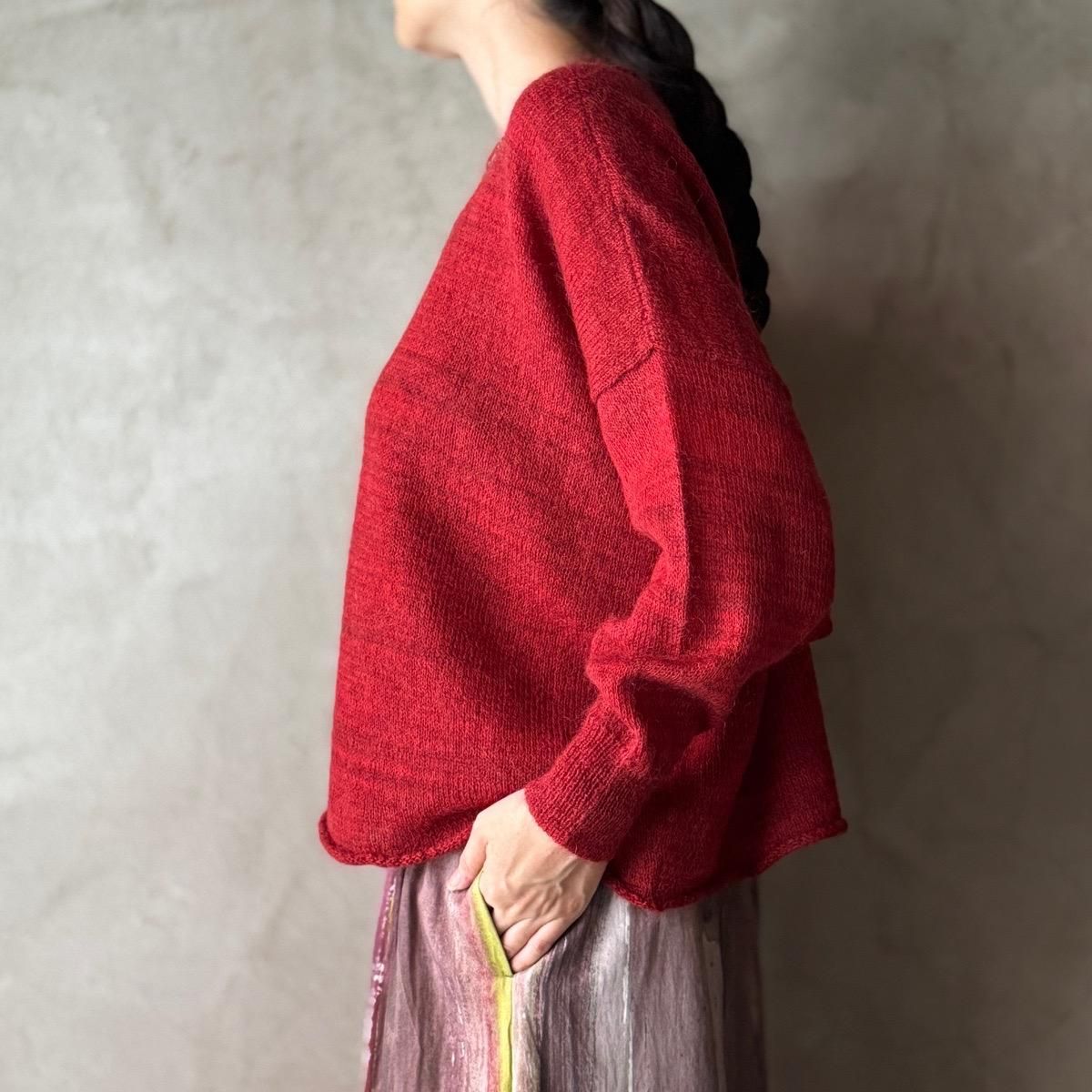 <img class='new_mark_img1' src='https://img.shop-pro.jp/img/new/icons13.gif' style='border:none;display:inline;margin:0px;padding:0px;width:auto;' />suzuki takayuki fulling knitted capeʥ業 ե ˥åƥɥסgarnet