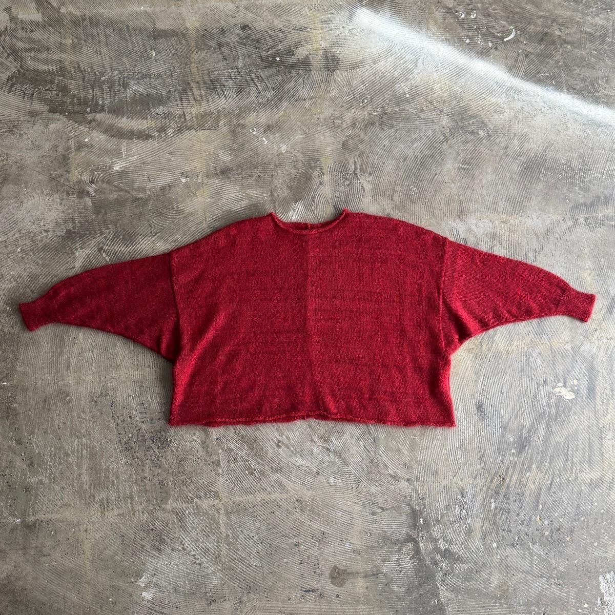 <img class='new_mark_img1' src='https://img.shop-pro.jp/img/new/icons13.gif' style='border:none;display:inline;margin:0px;padding:0px;width:auto;' />suzuki takayuki fulling knitted capeʥ業 ե ˥åƥɥסgarnet