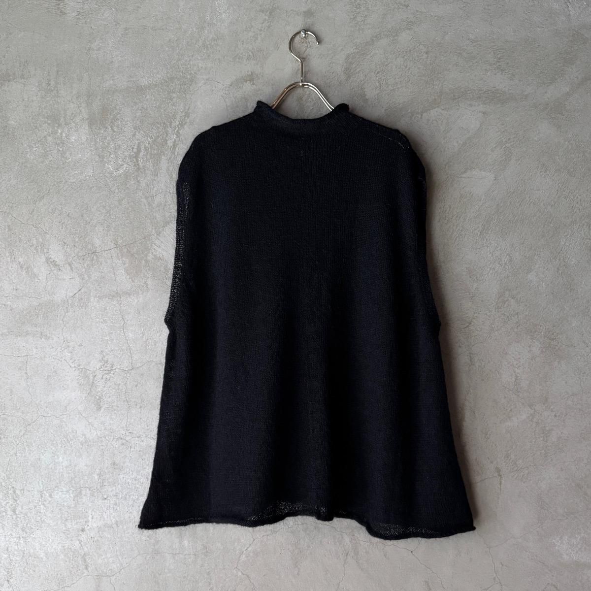 <img class='new_mark_img1' src='https://img.shop-pro.jp/img/new/icons13.gif' style='border:none;display:inline;margin:0px;padding:0px;width:auto;' />suzuki takayuki fulling knitted vestʥ業 ե ˥åƥɥ٥ȡblack