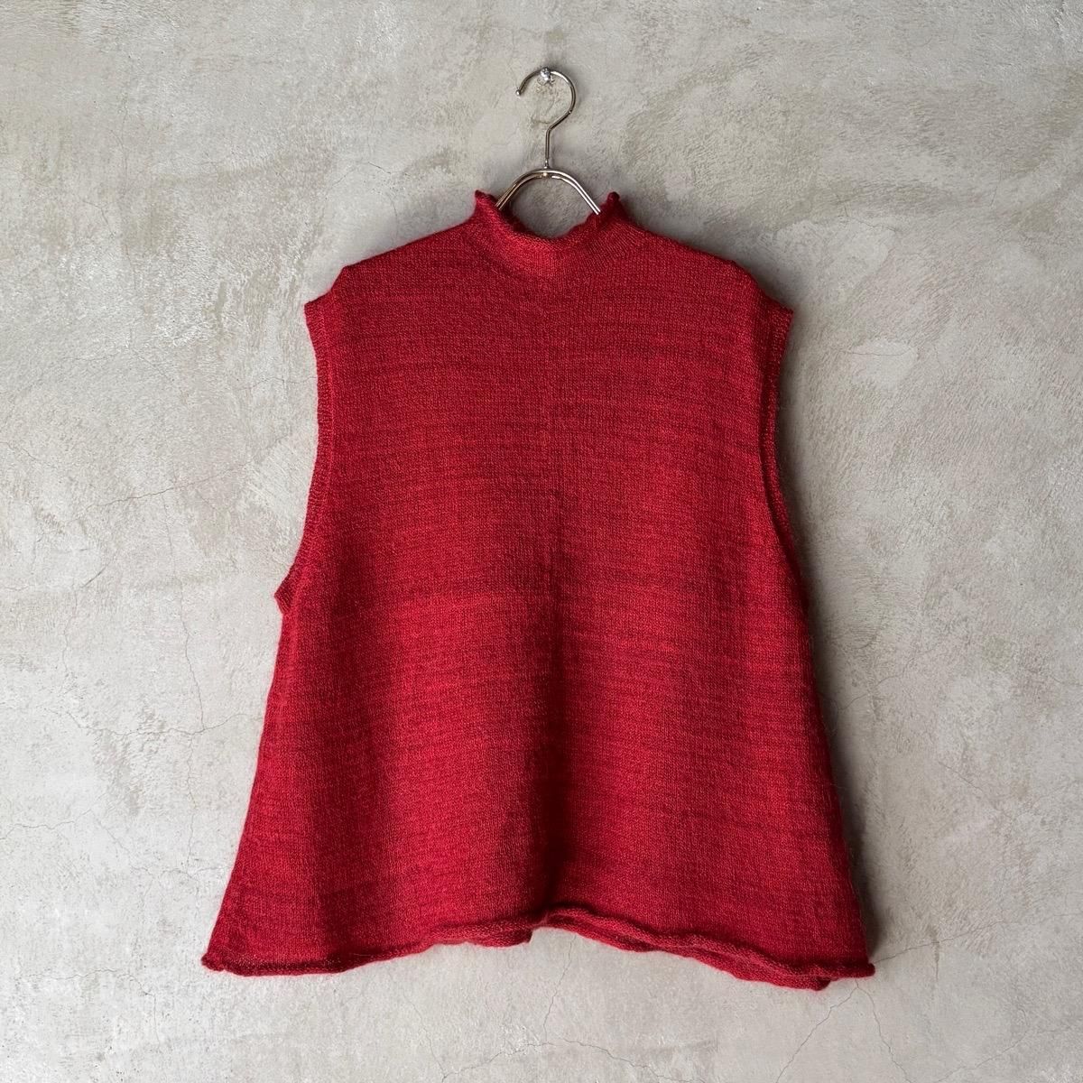 suzuki takayuki fulling knitted vest（スズキタカユキ