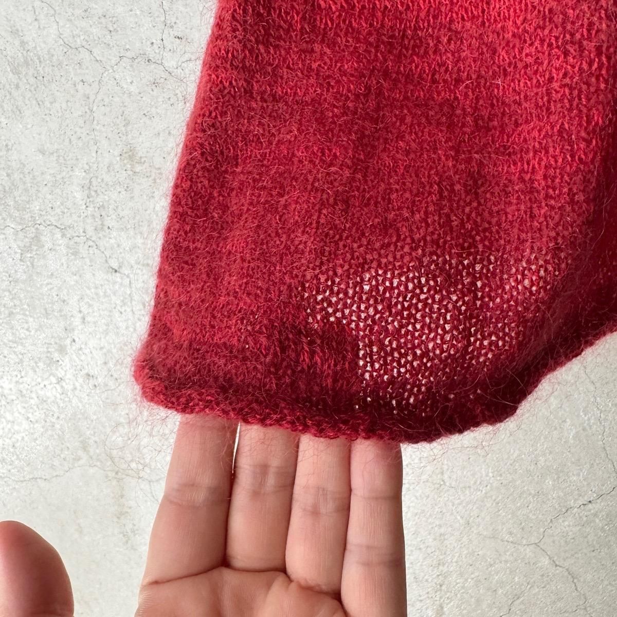 新品　suzuki takayuki ニットショール　オレンジ　レイヤード suzuki takayuki fulling knitted vest（スズキタカユキ