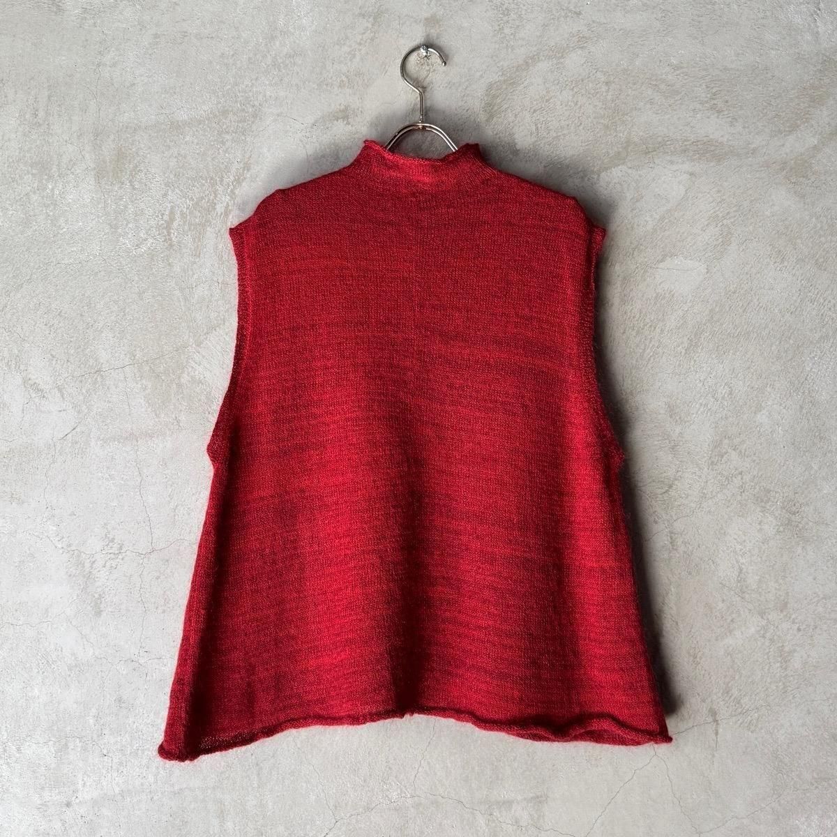 <img class='new_mark_img1' src='https://img.shop-pro.jp/img/new/icons13.gif' style='border:none;display:inline;margin:0px;padding:0px;width:auto;' />suzuki takayuki fulling knitted vestʥ業 ե ˥åƥɥ٥ȡgernet