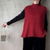 <img class='new_mark_img1' src='https://img.shop-pro.jp/img/new/icons13.gif' style='border:none;display:inline;margin:0px;padding:0px;width:auto;' />suzuki takayuki fulling knitted vestʥ業 ե ˥åƥɥ٥ȡgernet