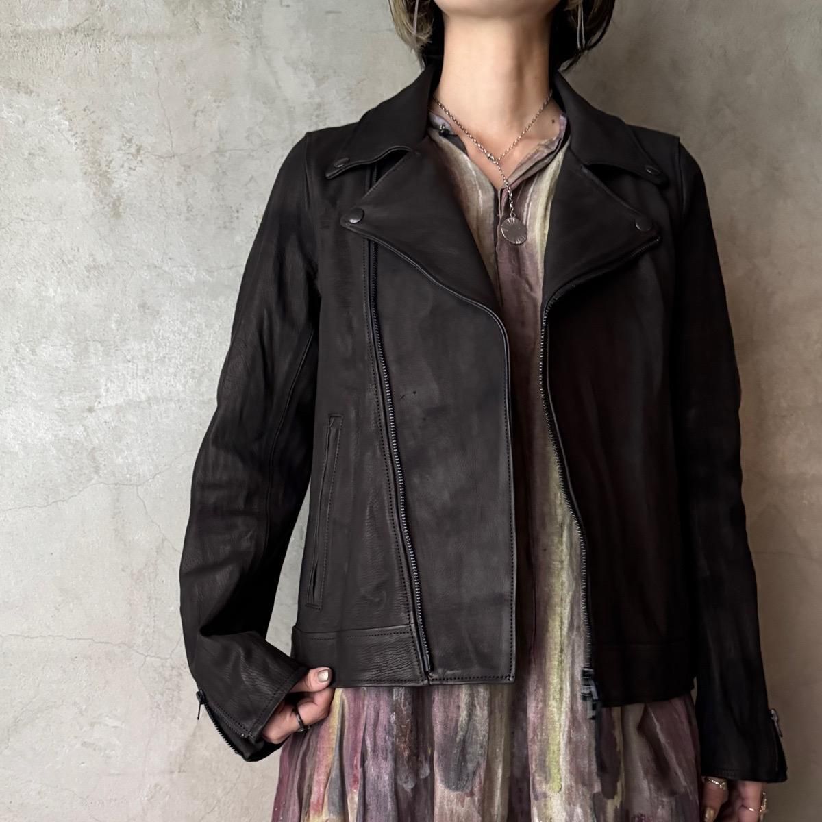 <img class='new_mark_img1' src='https://img.shop-pro.jp/img/new/icons13.gif' style='border:none;display:inline;margin:0px;padding:0px;width:auto;' />suzuki takayuki leather moto jacketʥ業 쥶 ȥ㥱åȡblack