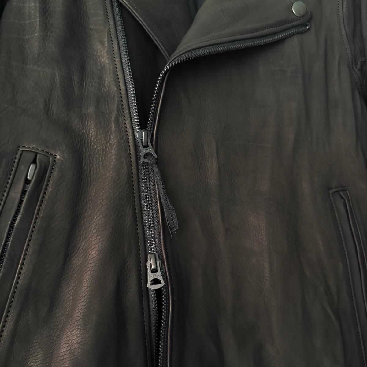 <img class='new_mark_img1' src='https://img.shop-pro.jp/img/new/icons13.gif' style='border:none;display:inline;margin:0px;padding:0px;width:auto;' />suzuki takayuki leather moto jacketʥ業 쥶 ȥ㥱åȡblack