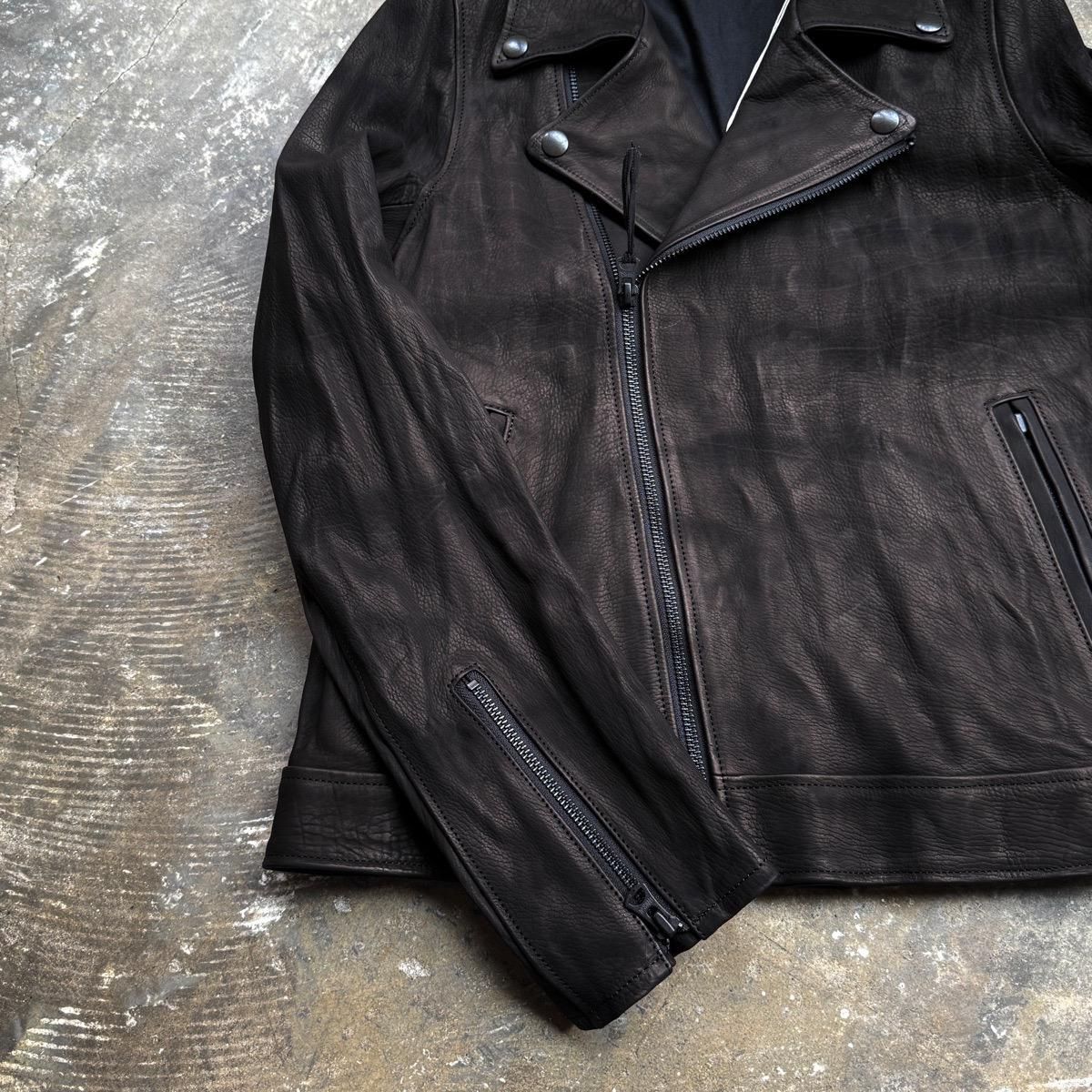 <img class='new_mark_img1' src='https://img.shop-pro.jp/img/new/icons13.gif' style='border:none;display:inline;margin:0px;padding:0px;width:auto;' />suzuki takayuki leather moto jacketʥ業 쥶 ȥ㥱åȡblack