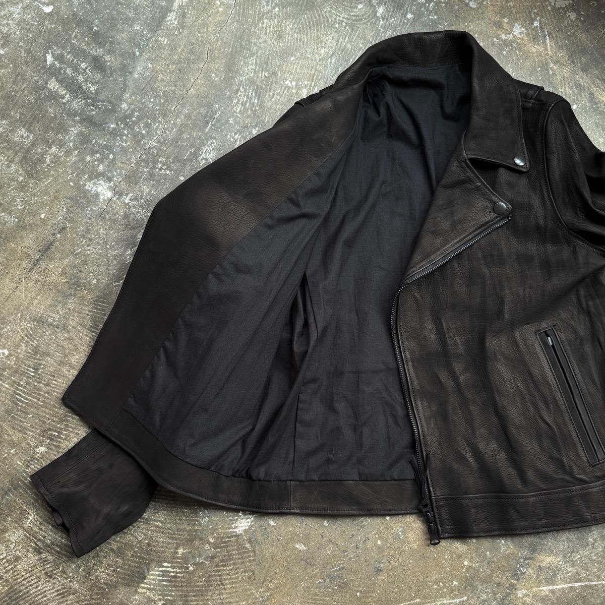 <img class='new_mark_img1' src='https://img.shop-pro.jp/img/new/icons13.gif' style='border:none;display:inline;margin:0px;padding:0px;width:auto;' />suzuki takayuki leather moto jacketʥ業 쥶 ȥ㥱åȡblack