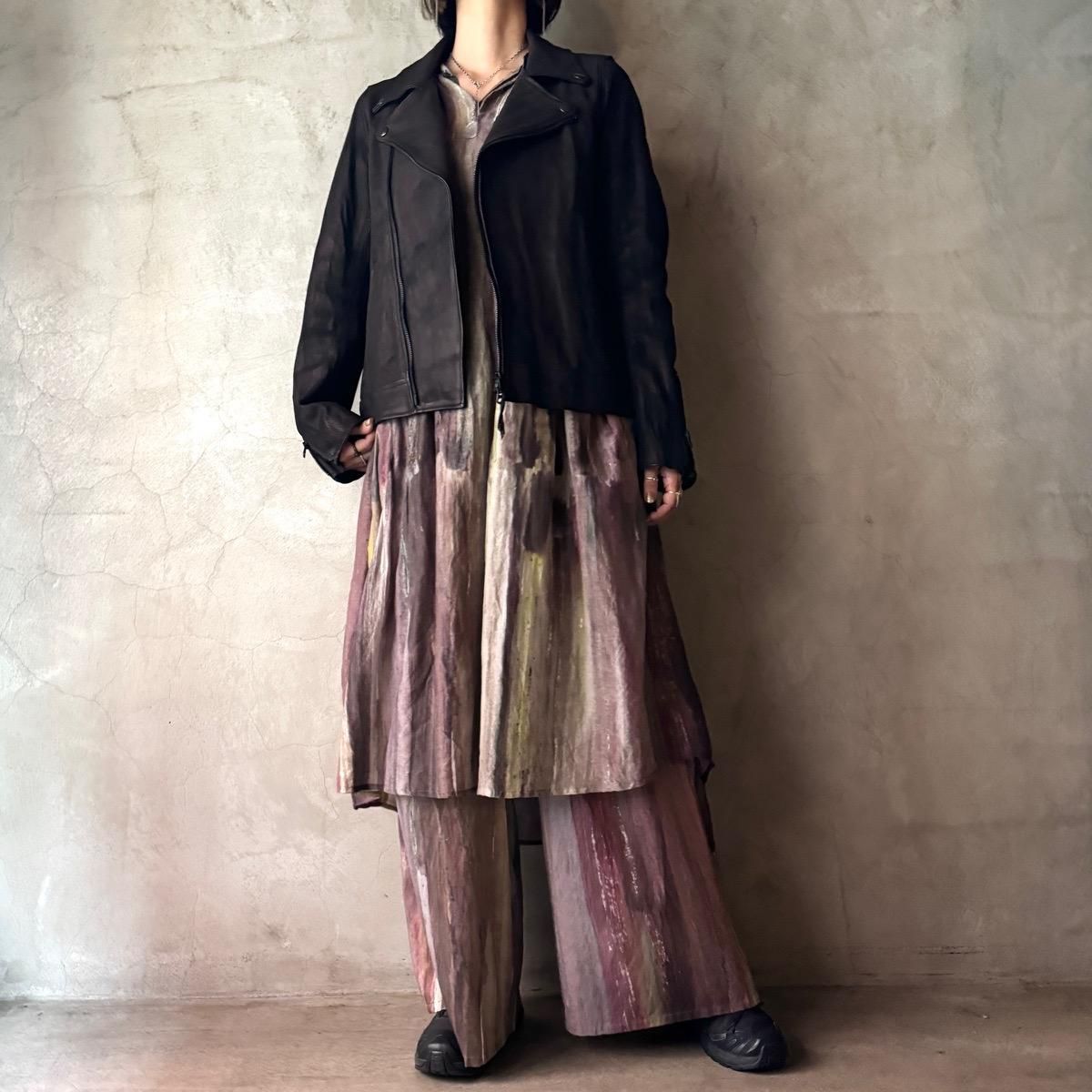 <img class='new_mark_img1' src='https://img.shop-pro.jp/img/new/icons13.gif' style='border:none;display:inline;margin:0px;padding:0px;width:auto;' />suzuki takayuki leather moto jacketʥ業 쥶 ȥ㥱åȡblack