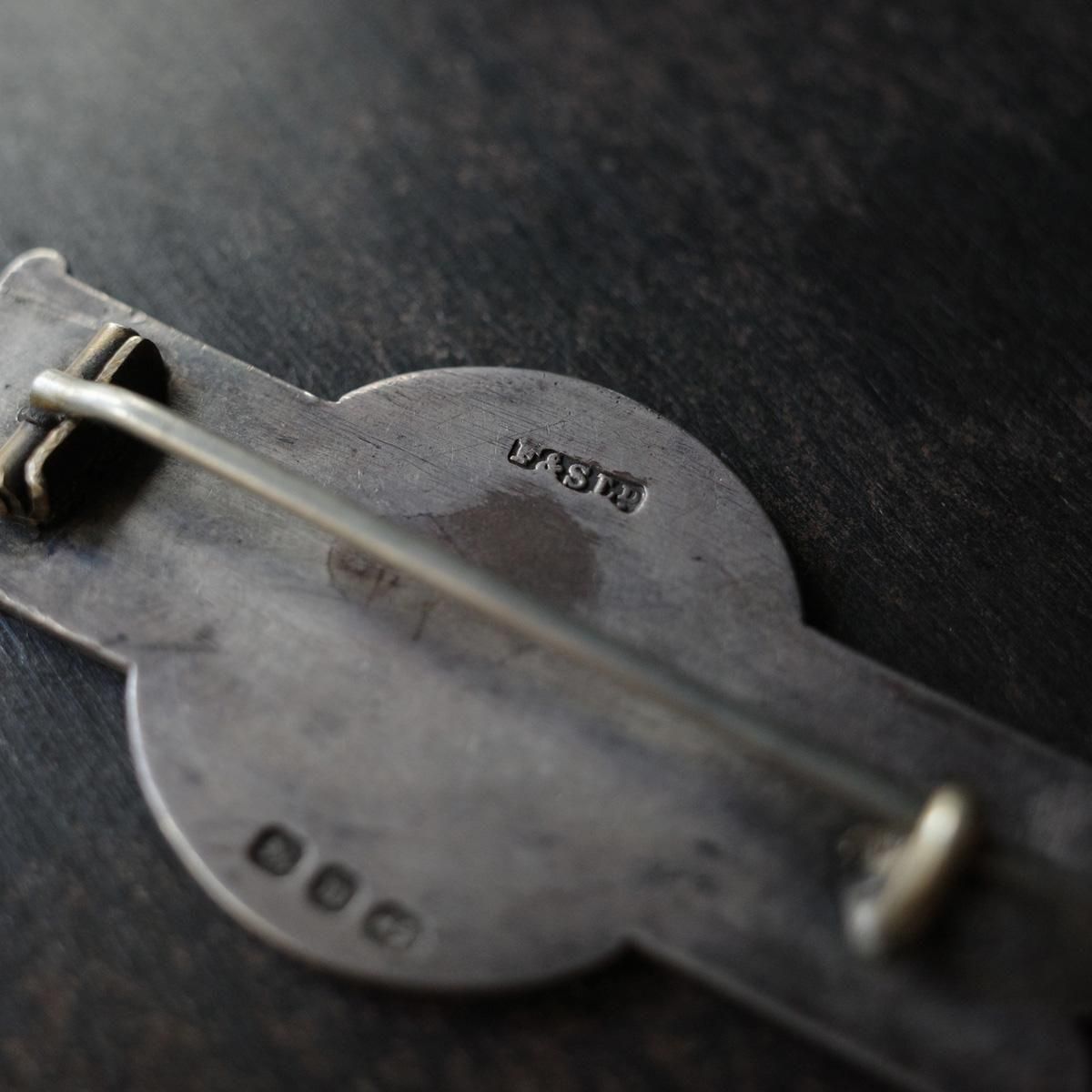 <img class='new_mark_img1' src='https://img.shop-pro.jp/img/new/icons13.gif' style='border:none;display:inline;margin:0px;padding:0px;width:auto;' />1896ǯ С ʥ ϥ ֥c.1896 Silver Enamel Shake Hands Brooch