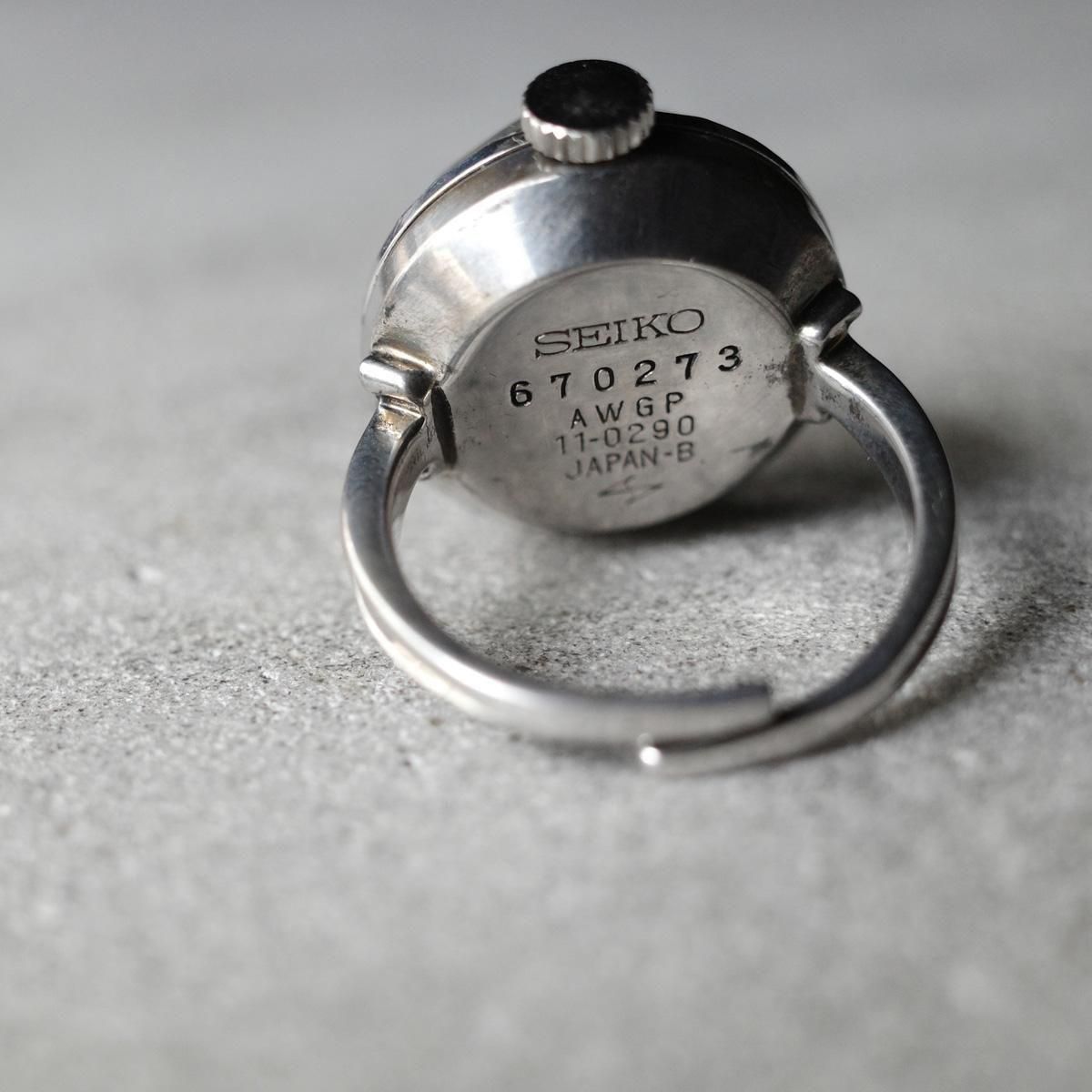 <img class='new_mark_img1' src='https://img.shop-pro.jp/img/new/icons13.gif' style='border:none;display:inline;margin:0px;padding:0px;width:auto;' />SEIKO RING WATCHʥ 󥰥å˥åȥ饹 DEAD STOCK
