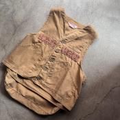 <img class='new_mark_img1' src='https://img.shop-pro.jp/img/new/icons13.gif' style='border:none;display:inline;margin:0px;padding:0px;width:auto;' />ヴィンテージ コットンキャンバス地 フィッシングベスト (Vintage Fishing Vest)