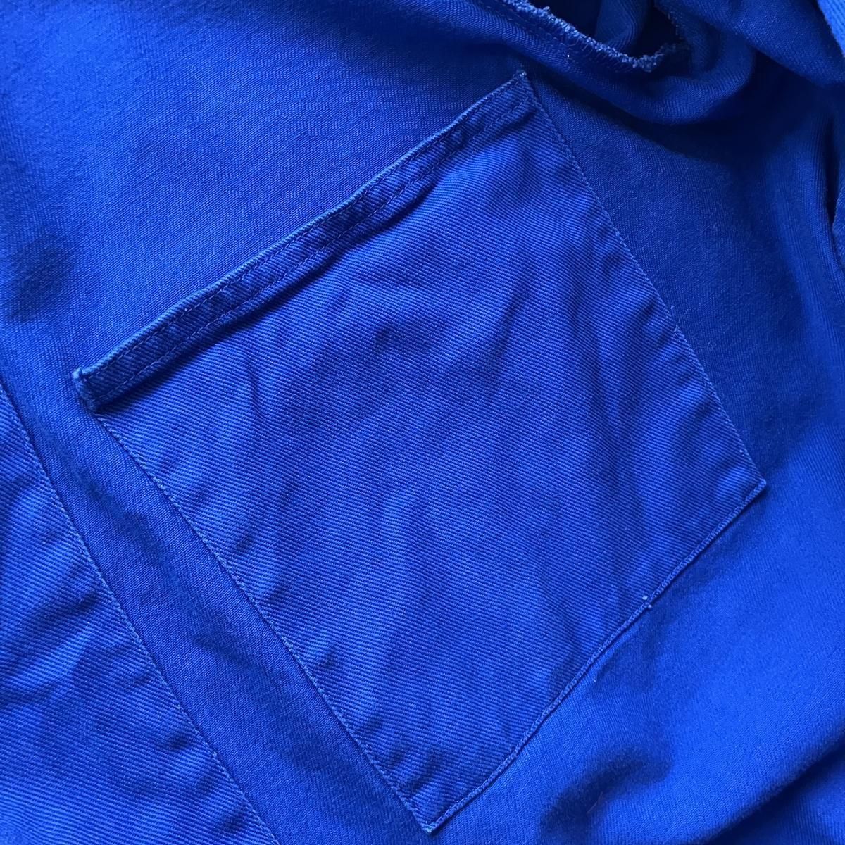 ドイツ ヴィンテージ ワークコート コバルトブルーカラー