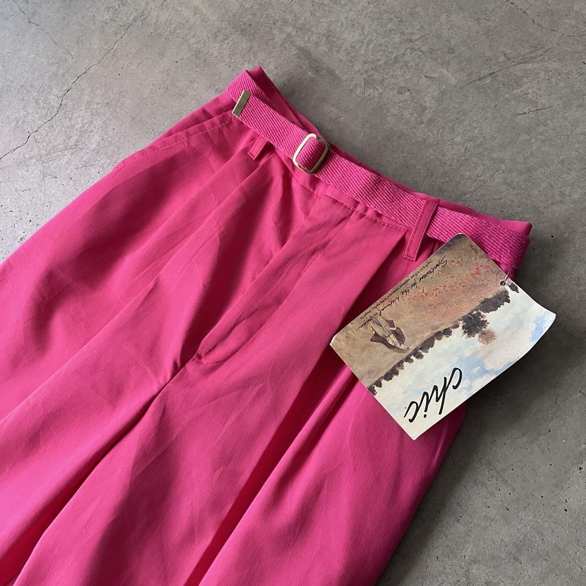 <img class='new_mark_img1' src='https://img.shop-pro.jp/img/new/icons13.gif' style='border:none;display:inline;margin:0px;padding:0px;width:auto;' />ơ 顼åѥġVintage ColorTuck Pants Dead Stock˥ǥåɥȥå