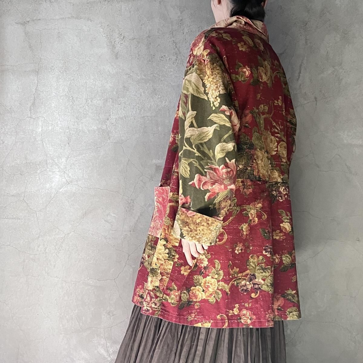 <img class='new_mark_img1' src='https://img.shop-pro.jp/img/new/icons13.gif' style='border:none;display:inline;margin:0px;padding:0px;width:auto;' />U.S. ơ  ץ åȥ󥭥Х 㥱åȡVintage Floral Print Jacket