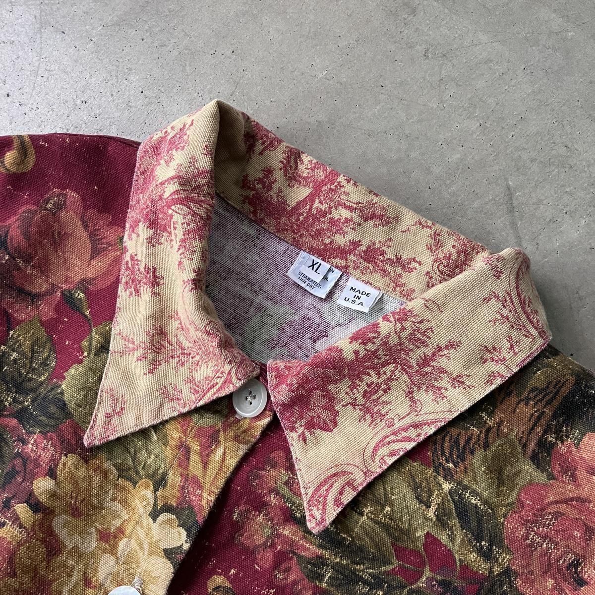 <img class='new_mark_img1' src='https://img.shop-pro.jp/img/new/icons13.gif' style='border:none;display:inline;margin:0px;padding:0px;width:auto;' />U.S. ơ  ץ åȥ󥭥Х 㥱åȡVintage Floral Print Jacket