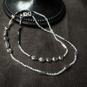 <img class='new_mark_img1' src='https://img.shop-pro.jp/img/new/icons13.gif' style='border:none;display:inline;margin:0px;padding:0px;width:auto;' />【オリジナルジュエリー / PIANOQUE】 アンティークビーズとパールのネックレス / 1連 S-4