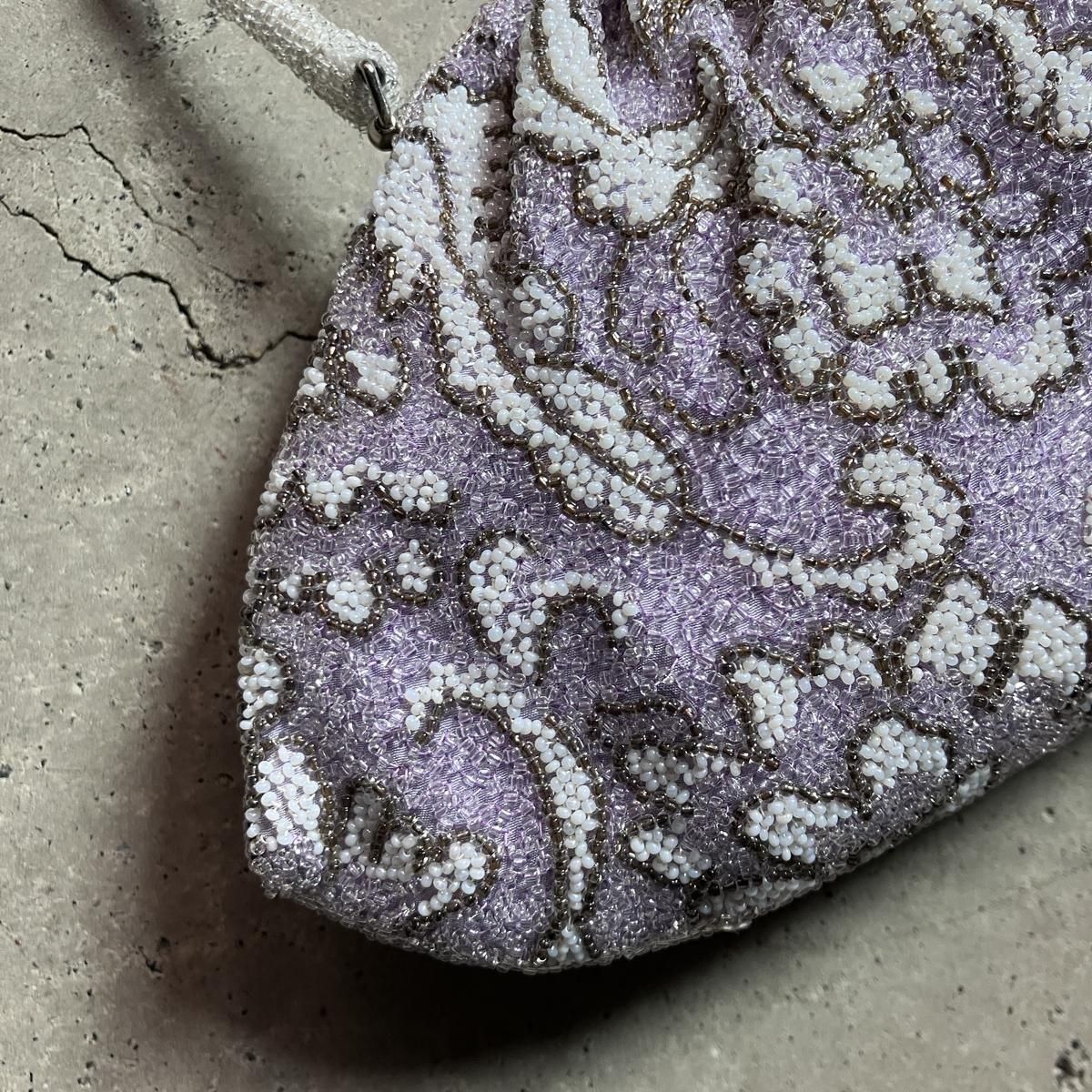 <img class='new_mark_img1' src='https://img.shop-pro.jp/img/new/icons13.gif' style='border:none;display:inline;margin:0px;padding:0px;width:auto;' />ơ եǥ ӡХåVintage Floral Design Beads Bag