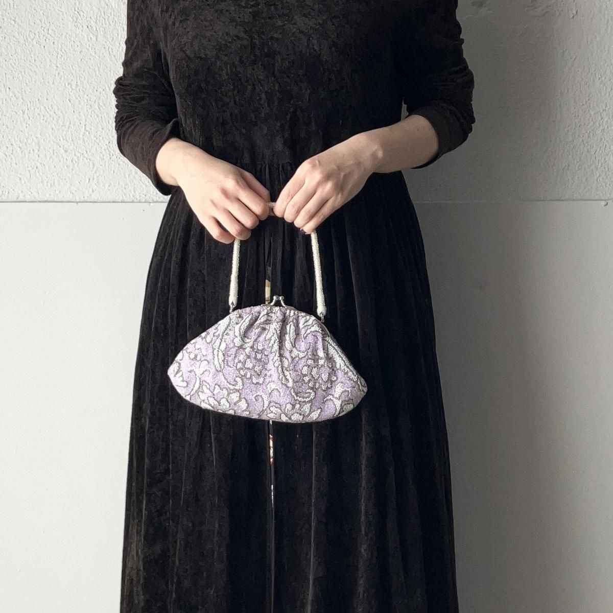 <img class='new_mark_img1' src='https://img.shop-pro.jp/img/new/icons13.gif' style='border:none;display:inline;margin:0px;padding:0px;width:auto;' />ơ եǥ ӡХåVintage Floral Design Beads Bag