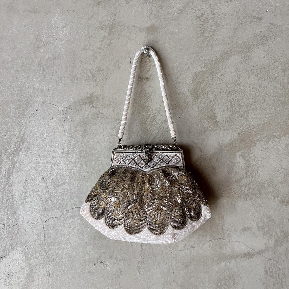 <img class='new_mark_img1' src='https://img.shop-pro.jp/img/new/icons13.gif' style='border:none;display:inline;margin:0px;padding:0px;width:auto;' />ơ եǥ ӡХåVintage Feather Design Beads Bag