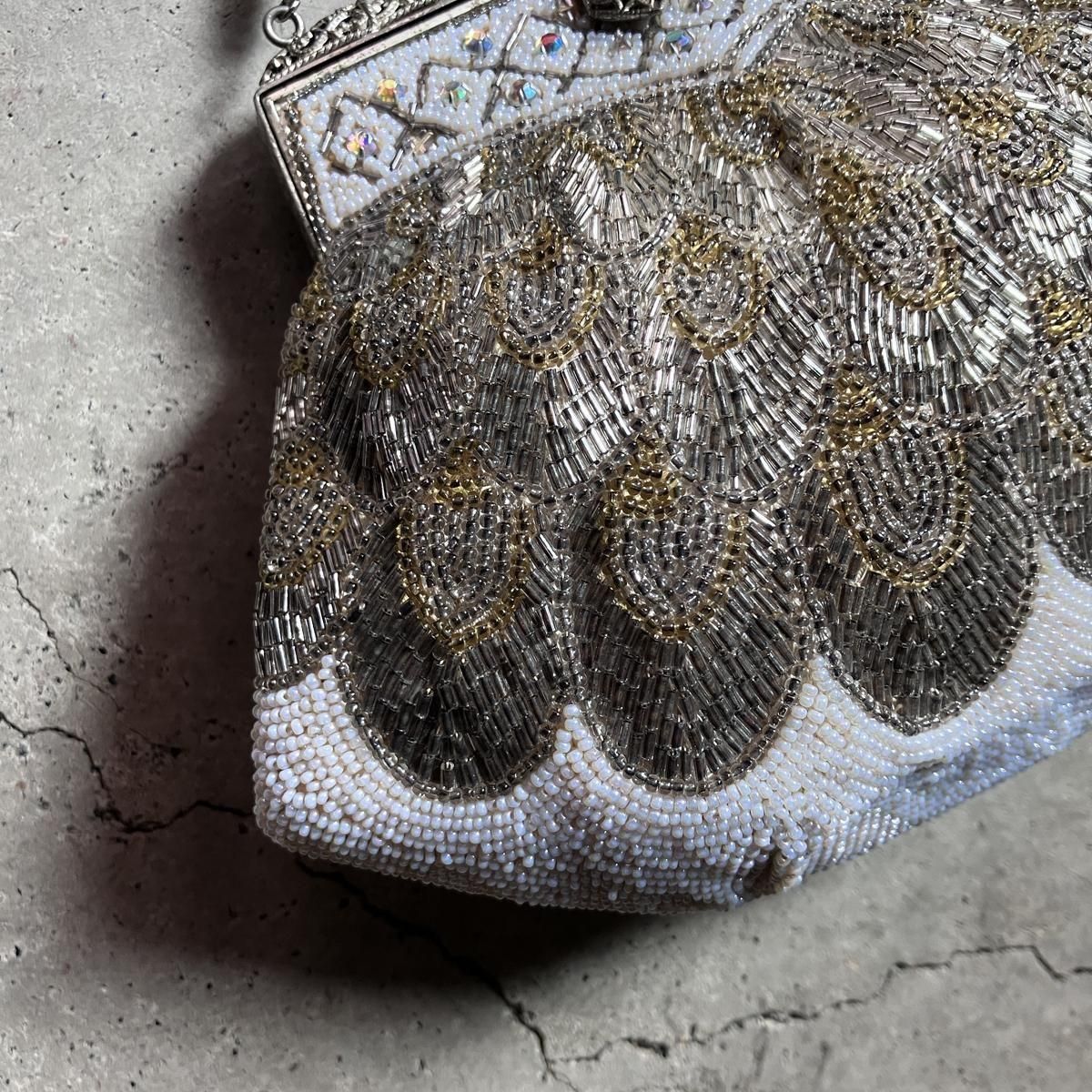 <img class='new_mark_img1' src='https://img.shop-pro.jp/img/new/icons13.gif' style='border:none;display:inline;margin:0px;padding:0px;width:auto;' />ơ եǥ ӡХåVintage Feather Design Beads Bag