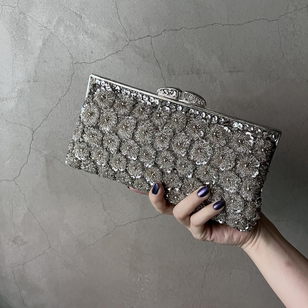 <img class='new_mark_img1' src='https://img.shop-pro.jp/img/new/icons13.gif' style='border:none;display:inline;margin:0px;padding:0px;width:auto;' />ơ ե ӡɽ ХåVintage Floral Beads Embroidery Bag