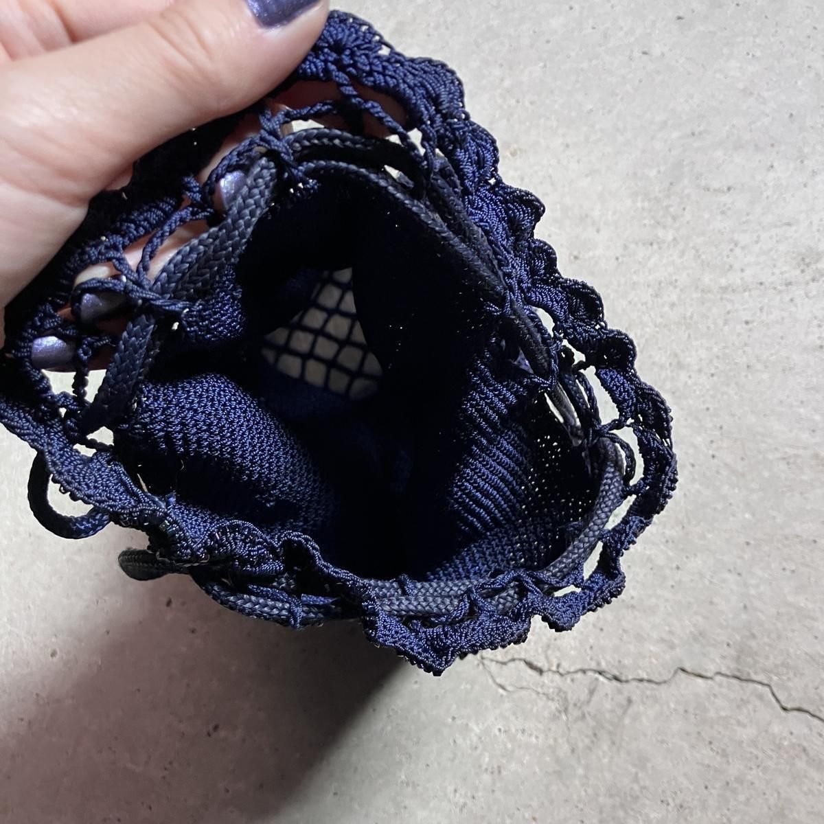 <img class='new_mark_img1' src='https://img.shop-pro.jp/img/new/icons13.gif' style='border:none;display:inline;margin:0px;padding:0px;width:auto;' />ơ ӡå ХåVintage Beads Crochet Drawstring Bag