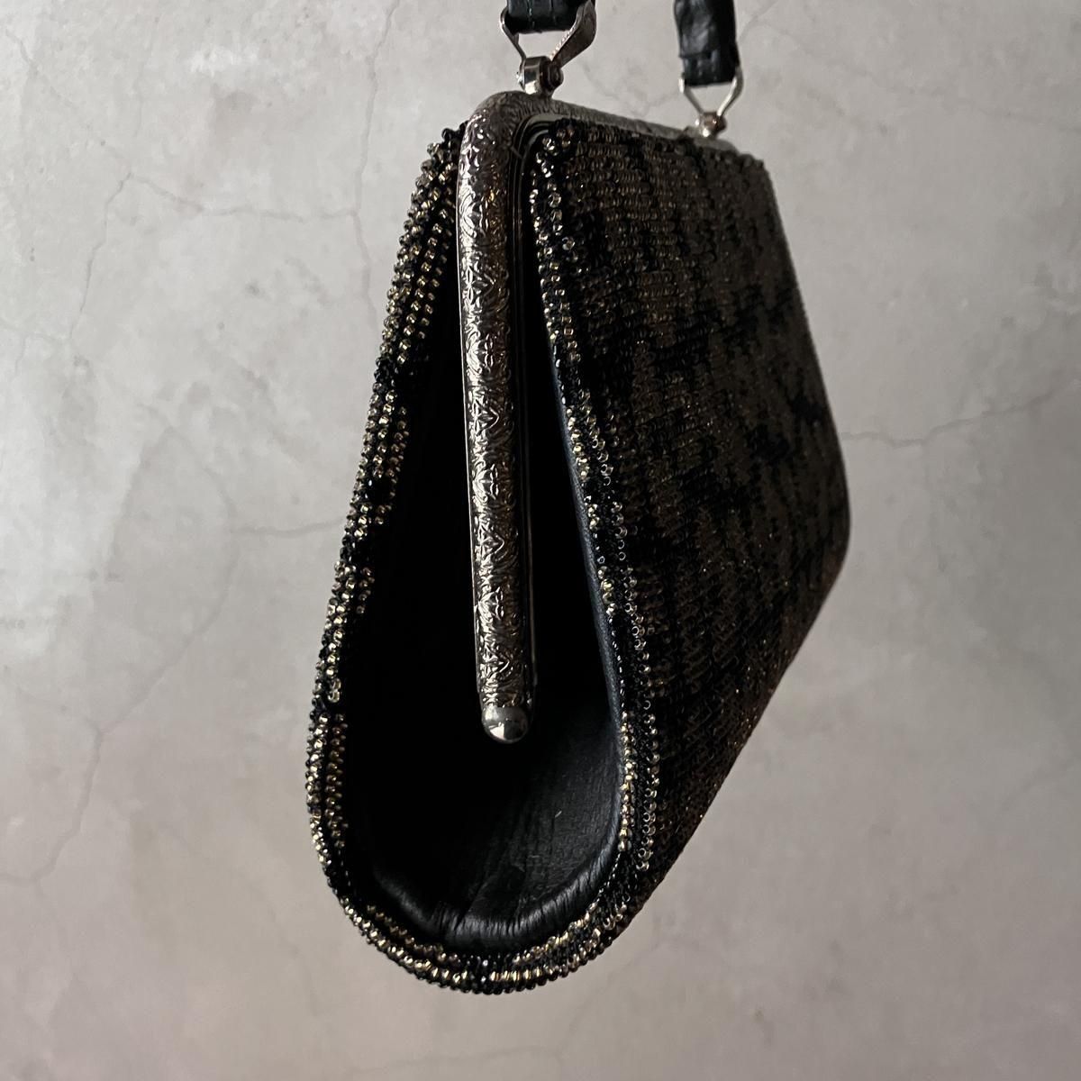 <img class='new_mark_img1' src='https://img.shop-pro.jp/img/new/icons13.gif' style='border:none;display:inline;margin:0px;padding:0px;width:auto;' />ơ ҥ祦 ӡɽ ϥɥХåVintage Leopard Beads Embroidery Handbag