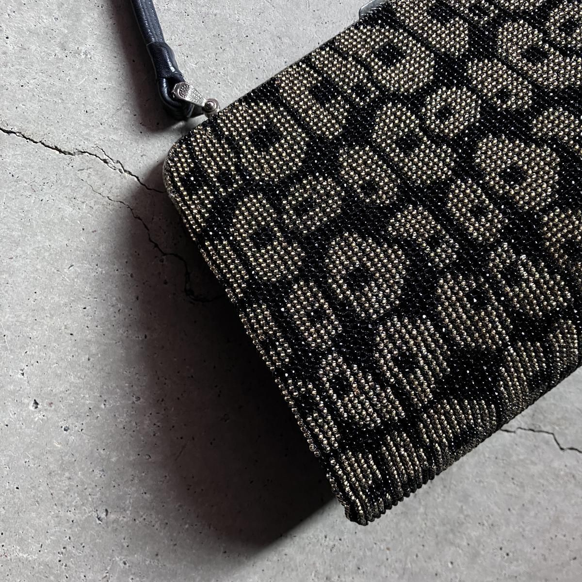 <img class='new_mark_img1' src='https://img.shop-pro.jp/img/new/icons13.gif' style='border:none;display:inline;margin:0px;padding:0px;width:auto;' />ơ ҥ祦 ӡɽ ϥɥХåVintage Leopard Beads Embroidery Handbag