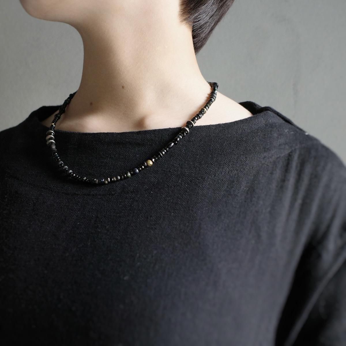 <img class='new_mark_img1' src='https://img.shop-pro.jp/img/new/icons13.gif' style='border:none;display:inline;margin:0px;padding:0px;width:auto;' />CHRISTIAN PEAU CP N/S NECKLACEʥꥹ ݡ ͥå쥹BLACK