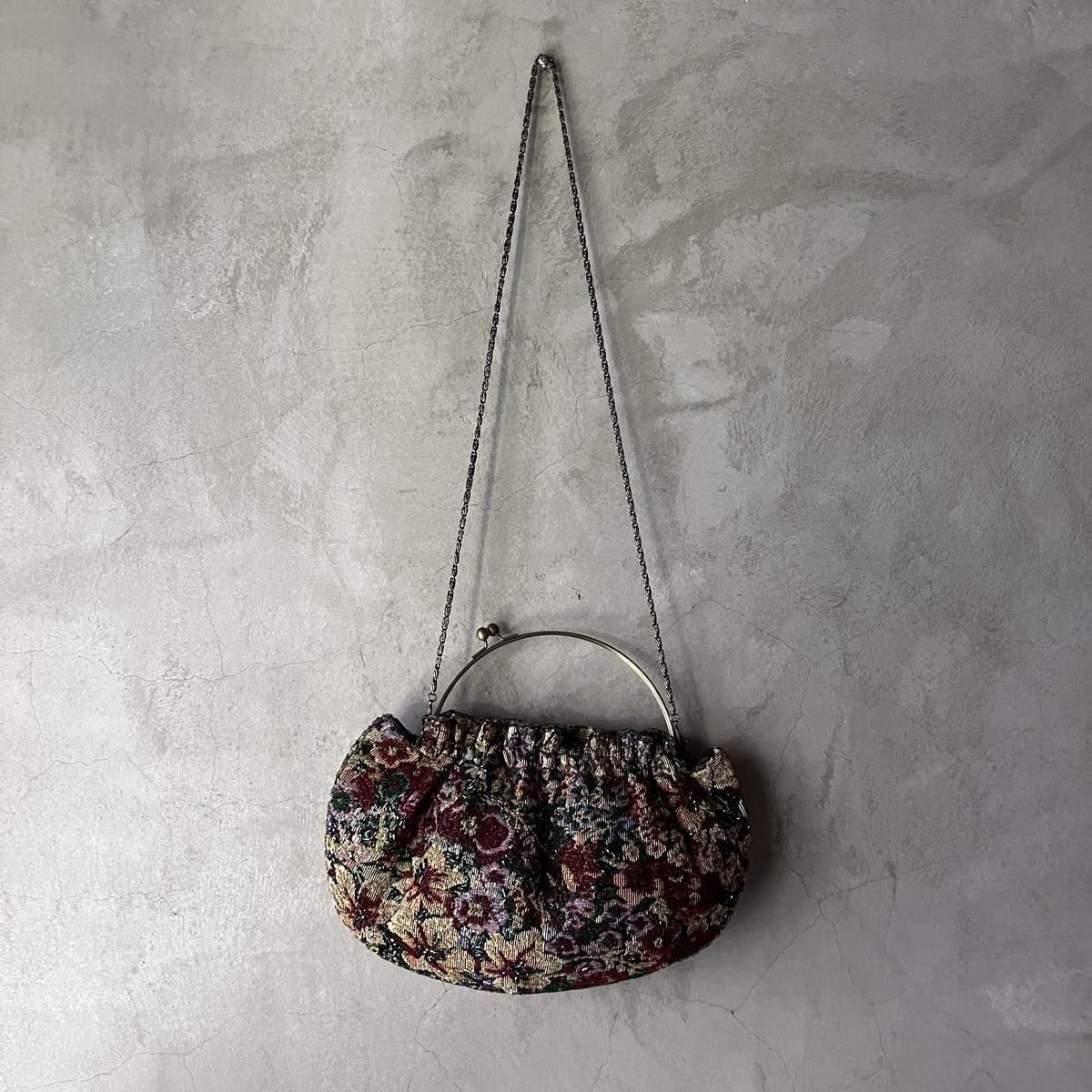 <img class='new_mark_img1' src='https://img.shop-pro.jp/img/new/icons13.gif' style='border:none;display:inline;margin:0px;padding:0px;width:auto;' />ơ ֥󿥤 ӡɽХåVintage Gobelin Weave Beads Embroidery Bag