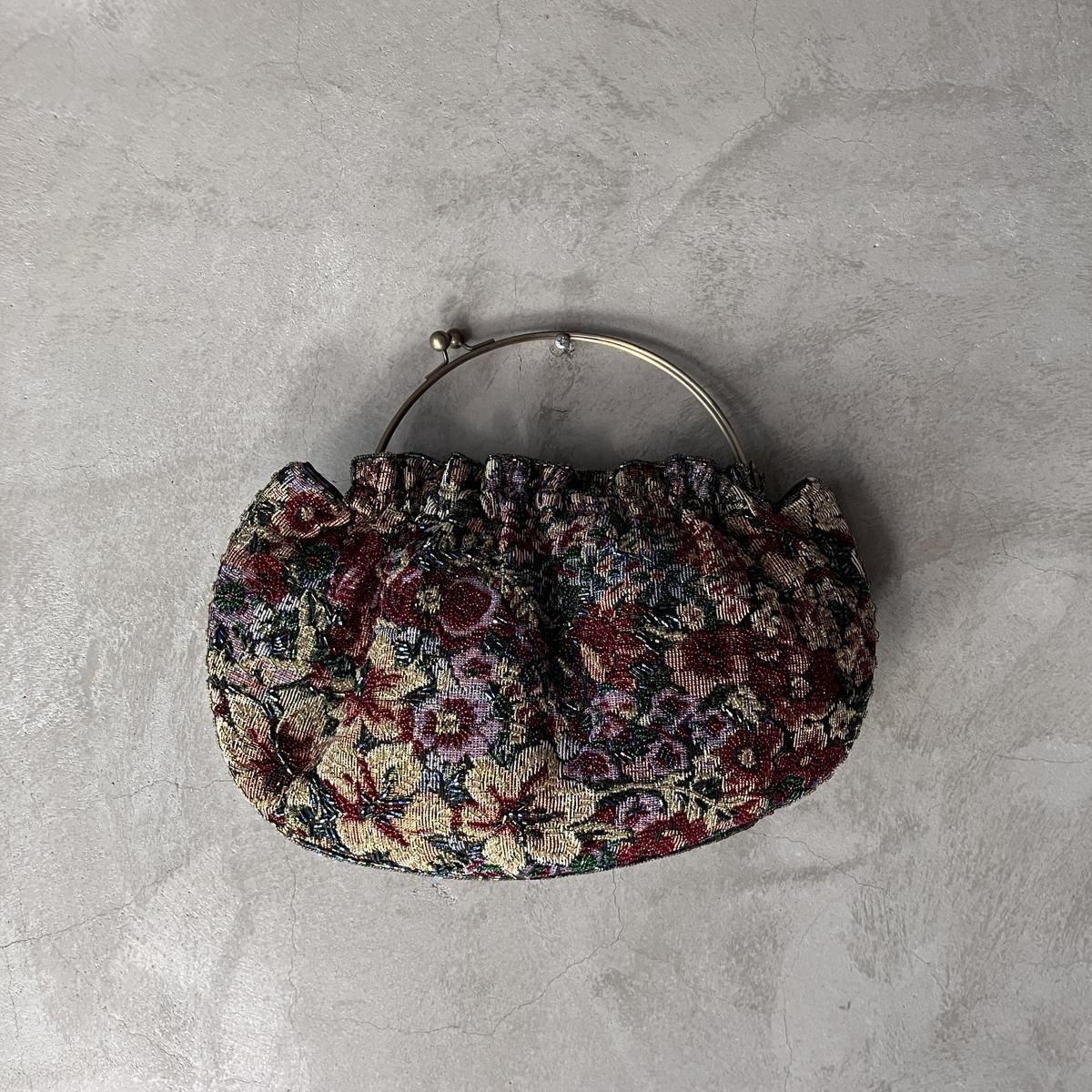 <img class='new_mark_img1' src='https://img.shop-pro.jp/img/new/icons13.gif' style='border:none;display:inline;margin:0px;padding:0px;width:auto;' />ơ ֥󿥤 ӡɽХåVintage Gobelin Weave Beads Embroidery Bag