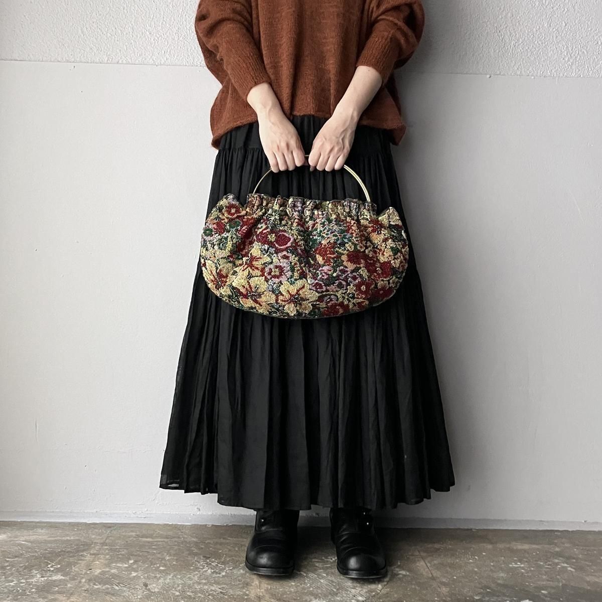 <img class='new_mark_img1' src='https://img.shop-pro.jp/img/new/icons13.gif' style='border:none;display:inline;margin:0px;padding:0px;width:auto;' />ơ ֥󿥤 ӡɽХåVintage Gobelin Weave Beads Embroidery Bag