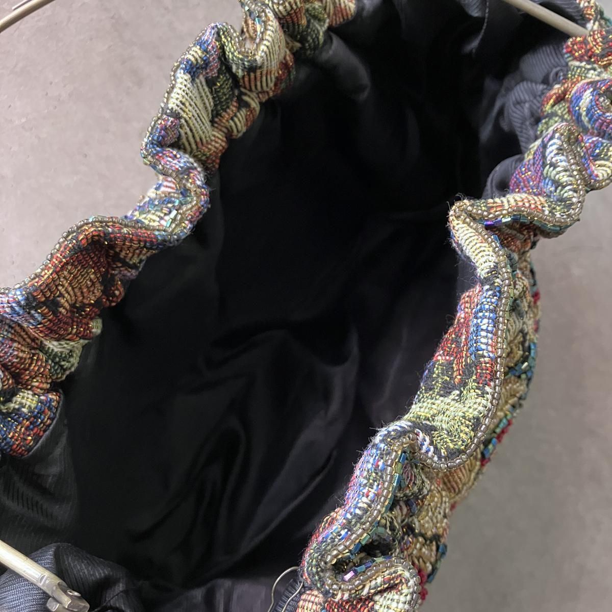 <img class='new_mark_img1' src='https://img.shop-pro.jp/img/new/icons13.gif' style='border:none;display:inline;margin:0px;padding:0px;width:auto;' />ơ ֥󿥤 ӡɽХåVintage Gobelin Weave Beads Embroidery Bag