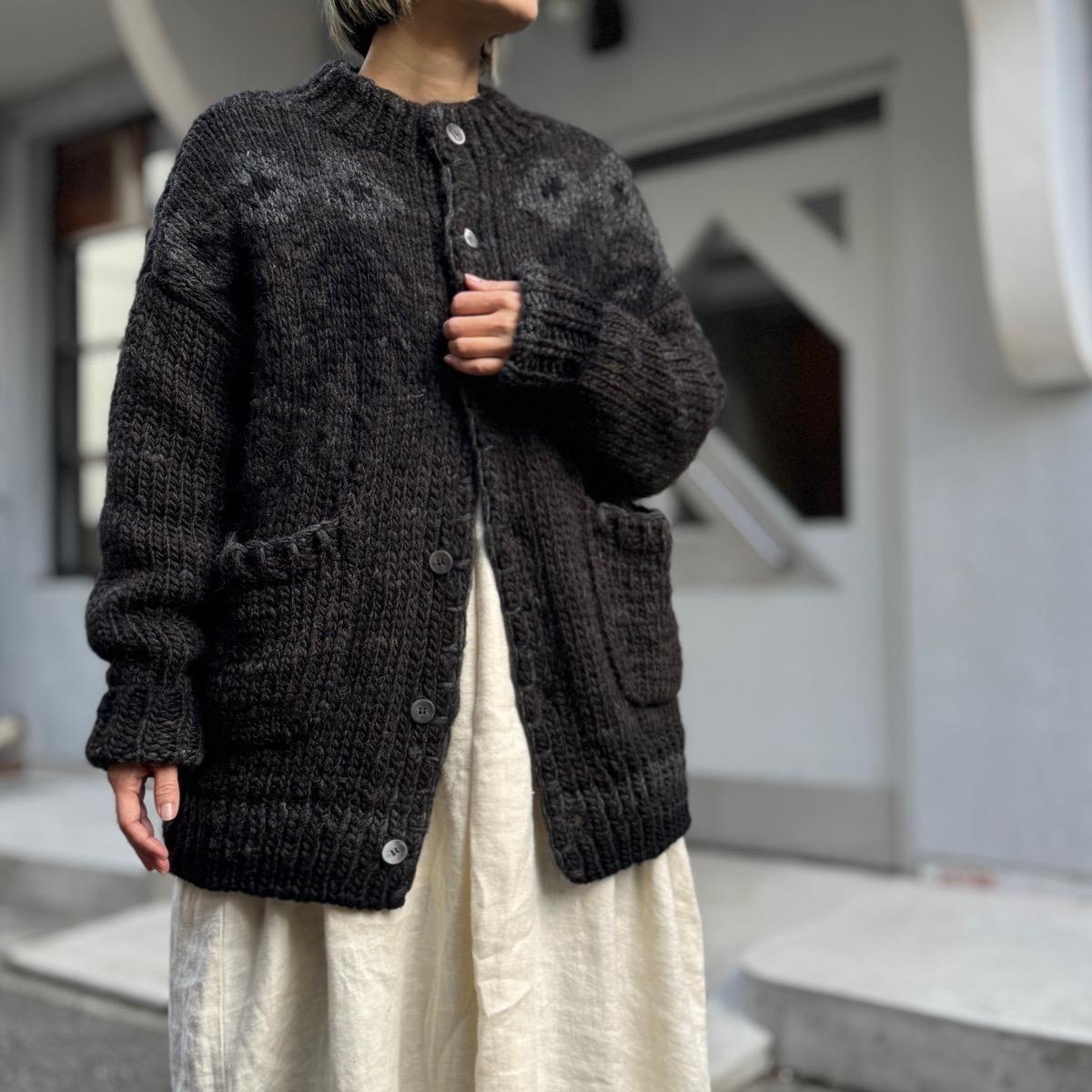suzuki takayuki hand-knitted cardigan（スズキタカユキ ハンド