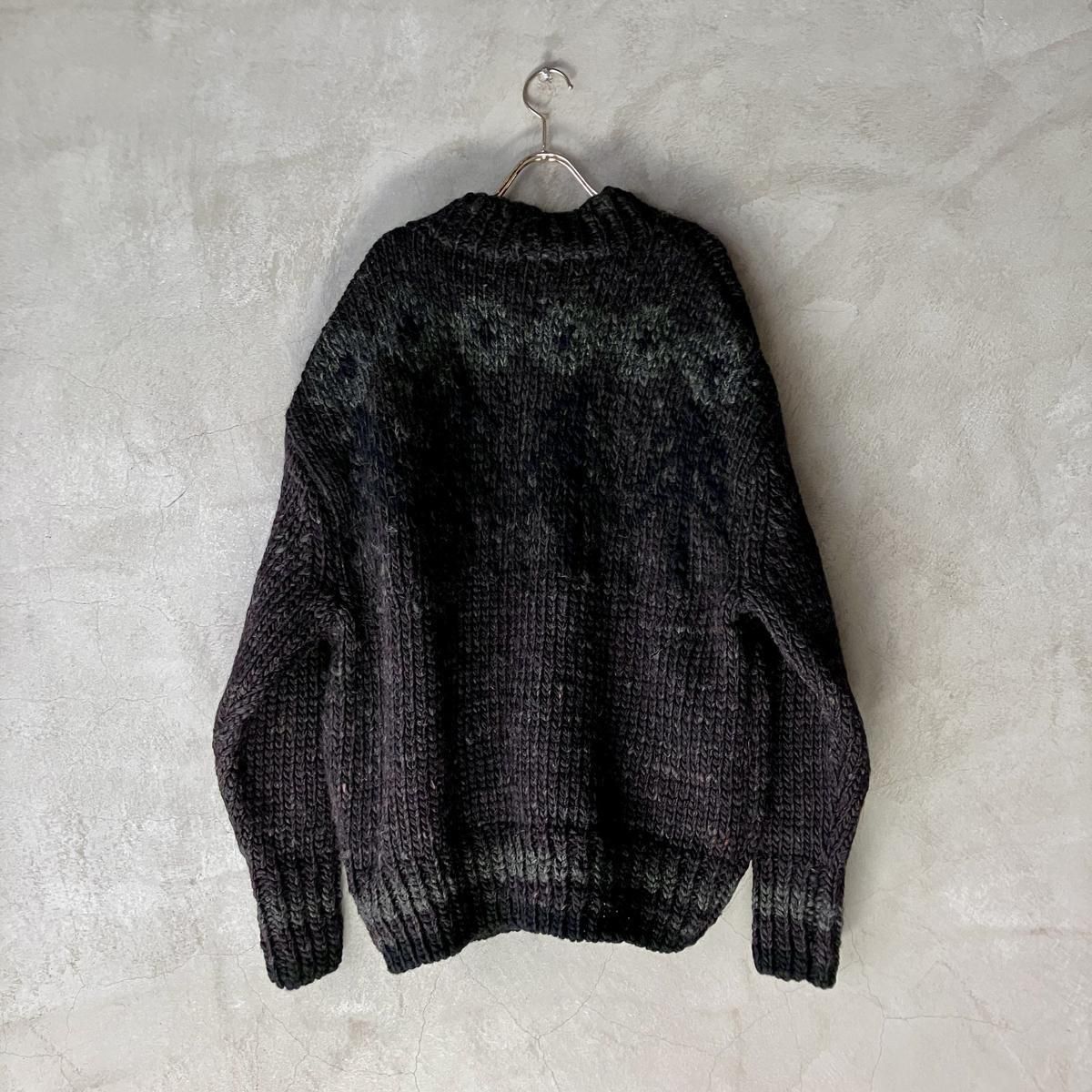 <img class='new_mark_img1' src='https://img.shop-pro.jp/img/new/icons13.gif' style='border:none;display:inline;margin:0px;padding:0px;width:auto;' />suzuki takayuki hand-knitted cardiganʥ業 ϥɥ˥åƥɥǥcharcoal brown