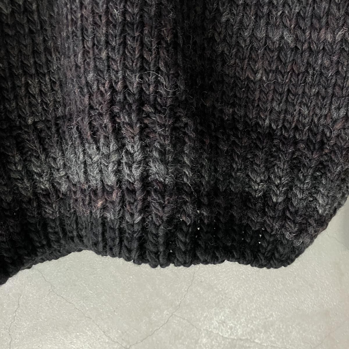 <img class='new_mark_img1' src='https://img.shop-pro.jp/img/new/icons13.gif' style='border:none;display:inline;margin:0px;padding:0px;width:auto;' />suzuki takayuki hand-knitted cardiganʥ業 ϥɥ˥åƥɥǥcharcoal brown