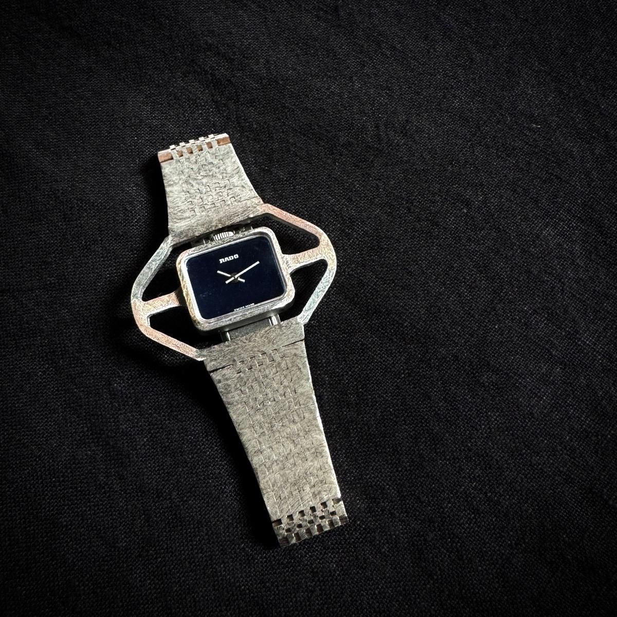 RADO（ラドー）変わりケース ブルーダイヤル 純正メタルベルト - JeJe