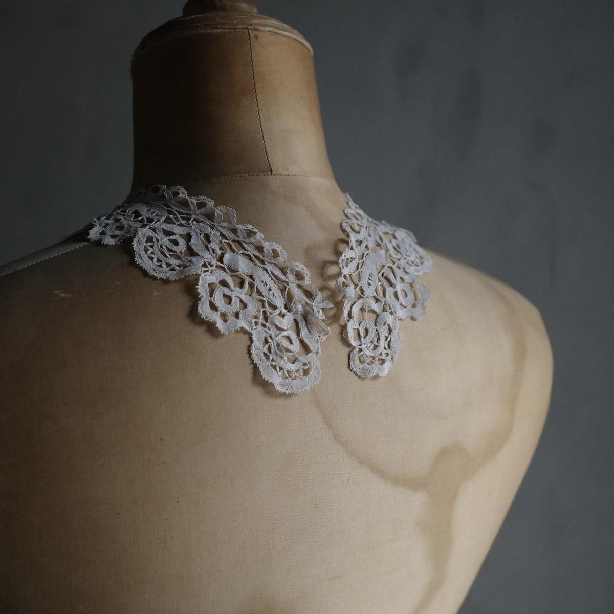 <img class='new_mark_img1' src='https://img.shop-pro.jp/img/new/icons13.gif' style='border:none;display:inline;margin:0px;padding:0px;width:auto;' />ƥ ۥ˥ȥ졼 ɥ쥹ե / ĤߡVictorian Honiton Lace Dress Front / Collar