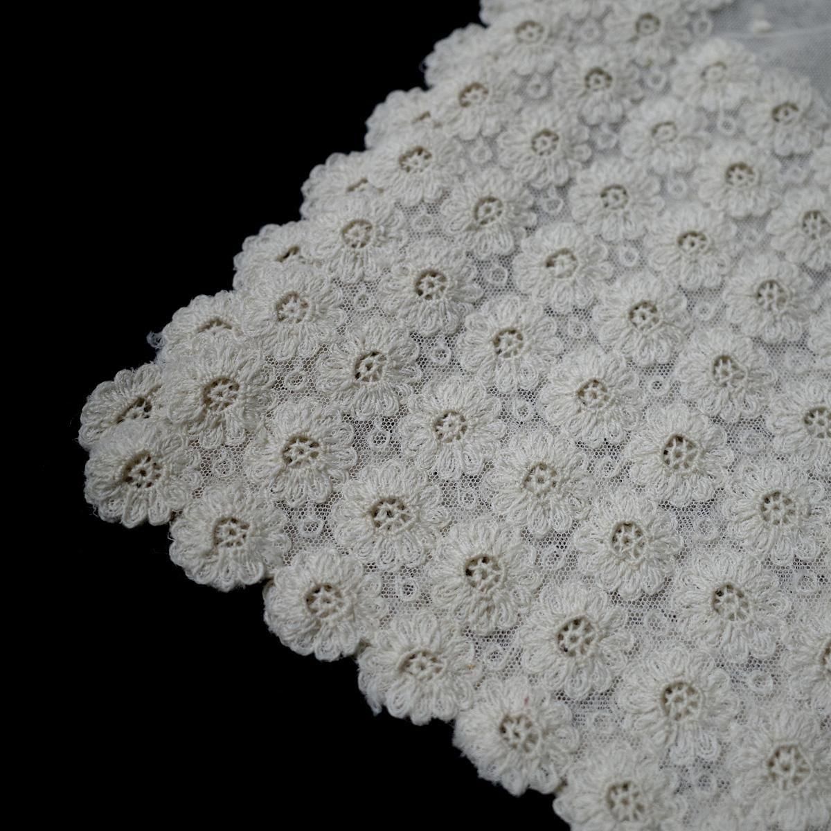 年末SALE！アンティークレース　ポワンドヴェニス　テーブルランナー　ショール アンティーク レース ストール（Antique Lace Stole）- JeJe PIANO