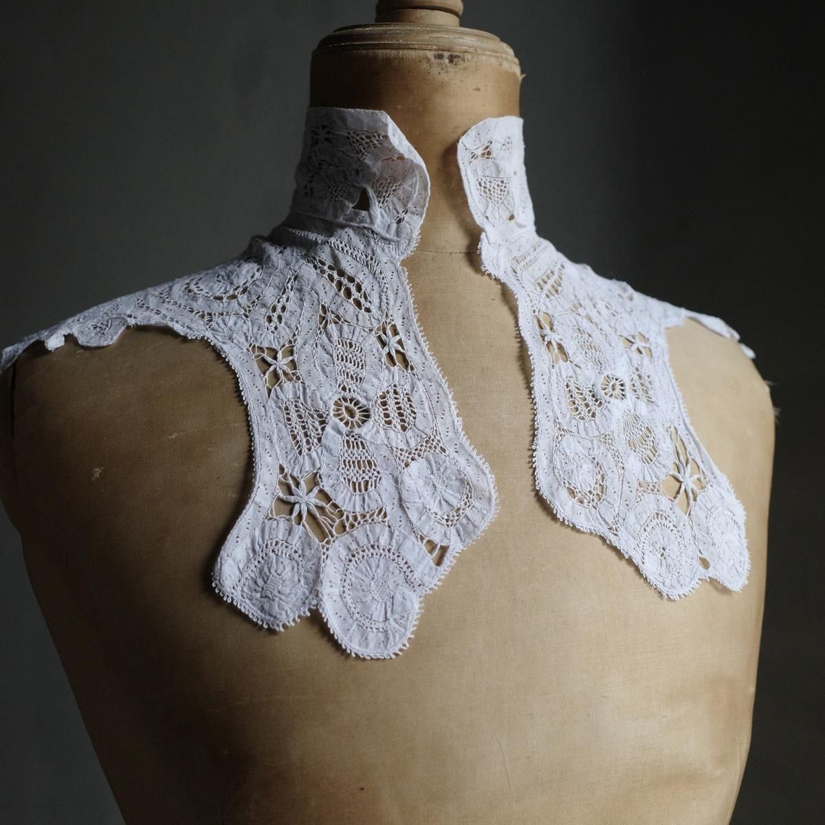 アンティーク テープレース つけ襟（Antique Tape Lace Collar）- JeJe