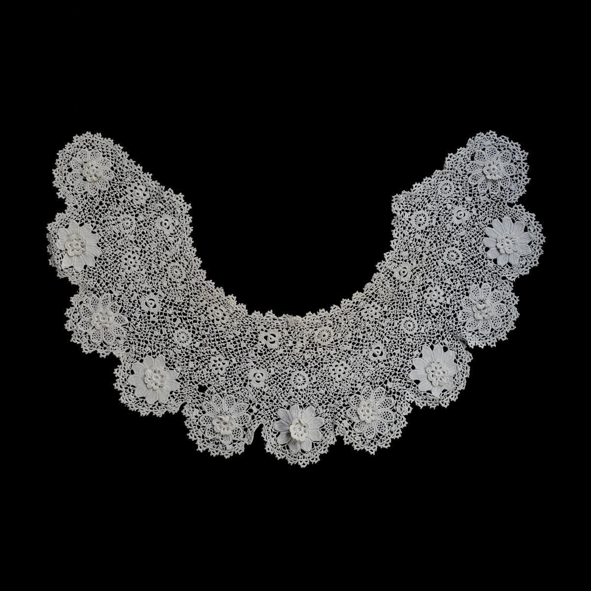 アンティーク アイリッシュクロッシェ レース つけ襟（Antique Lace