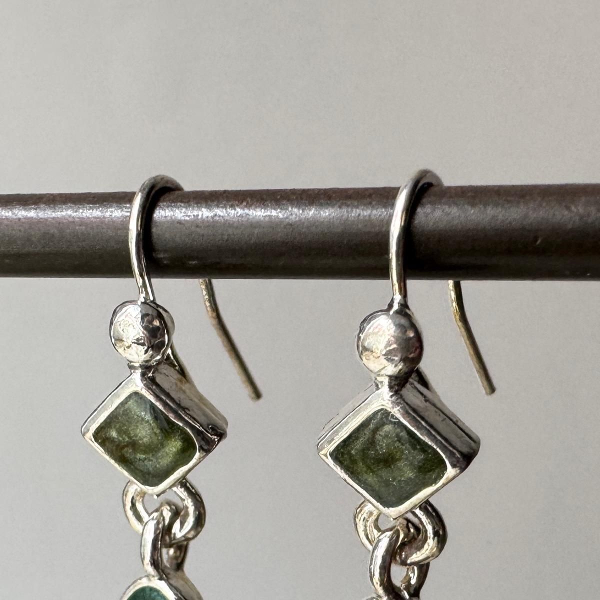 <img class='new_mark_img1' src='https://img.shop-pro.jp/img/new/icons13.gif' style='border:none;display:inline;margin:0px;padding:0px;width:auto;' />1970-80ǯ ᥿ ʥ Хߥ ꡼ ԥMetal Enamel EarringsDead Stock