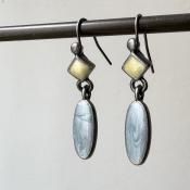 <img class='new_mark_img1' src='https://img.shop-pro.jp/img/new/icons13.gif' style='border:none;display:inline;margin:0px;padding:0px;width:auto;' />1970-80ǯ ᥿ ʥ Хߥ ֥롼ԥMetal Bronze Enamel EarringsDead Stock