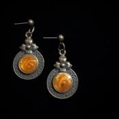 <img class='new_mark_img1' src='https://img.shop-pro.jp/img/new/icons13.gif' style='border:none;display:inline;margin:0px;padding:0px;width:auto;' />1970-80ǯ ֥ ʥ  ԥBronze Enamel EarringsDead Stock