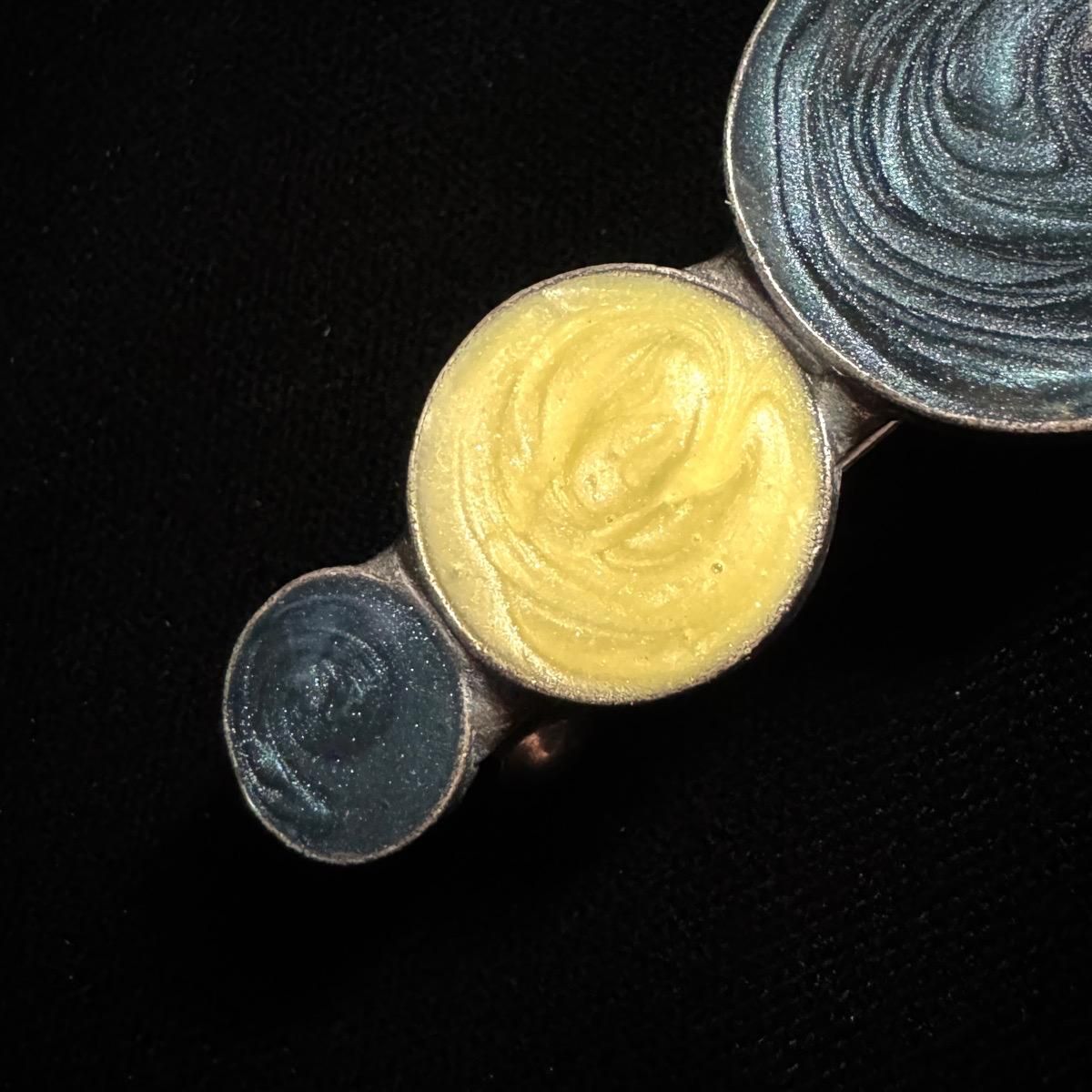 <img class='new_mark_img1' src='https://img.shop-pro.jp/img/new/icons13.gif' style='border:none;display:inline;margin:0px;padding:0px;width:auto;' />1970-80ǯ ᥿ ʥ  ֥롼 Хå Metal Enamel Hair Clip Dead Stock