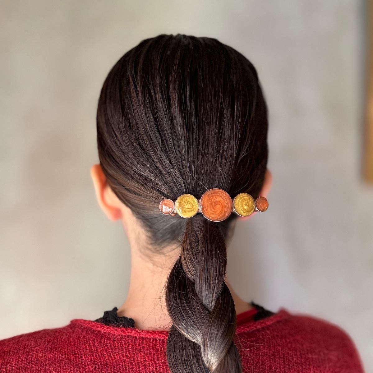 <img class='new_mark_img1' src='https://img.shop-pro.jp/img/new/icons13.gif' style='border:none;display:inline;margin:0px;padding:0px;width:auto;' />1970-80ǯ ᥿ ʥ   ХåMetal Enamel Hair Clip Dead Stock