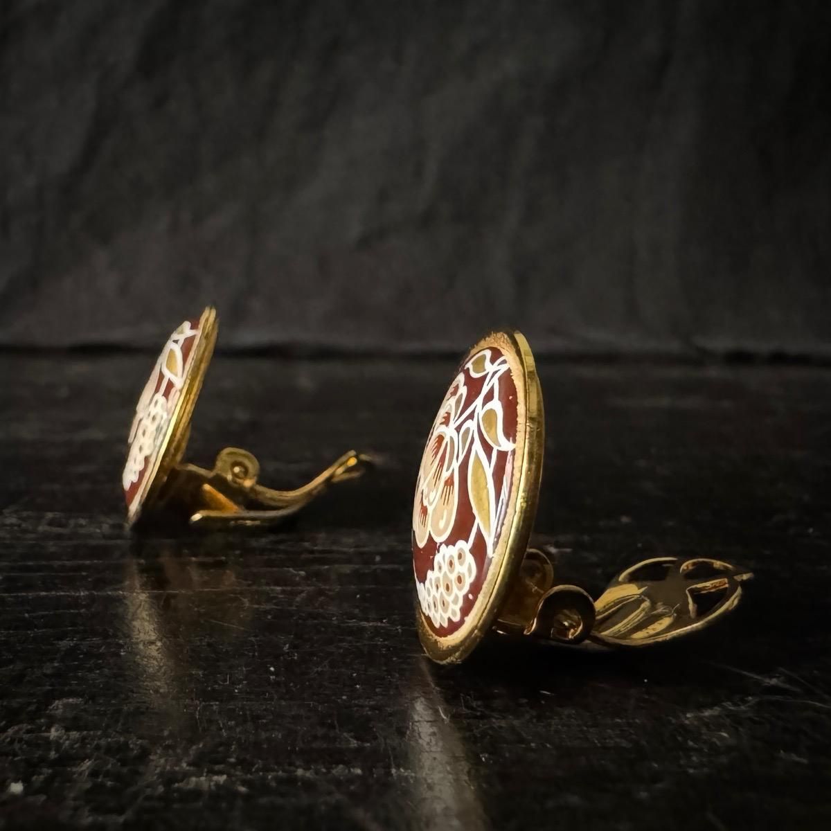 <img class='new_mark_img1' src='https://img.shop-pro.jp/img/new/icons13.gif' style='border:none;display:inline;margin:0px;padding:0px;width:auto;' />ơ ȥꥢ ʥ 饦 ե 󥰡Metal Enamel EarringsDead Stock