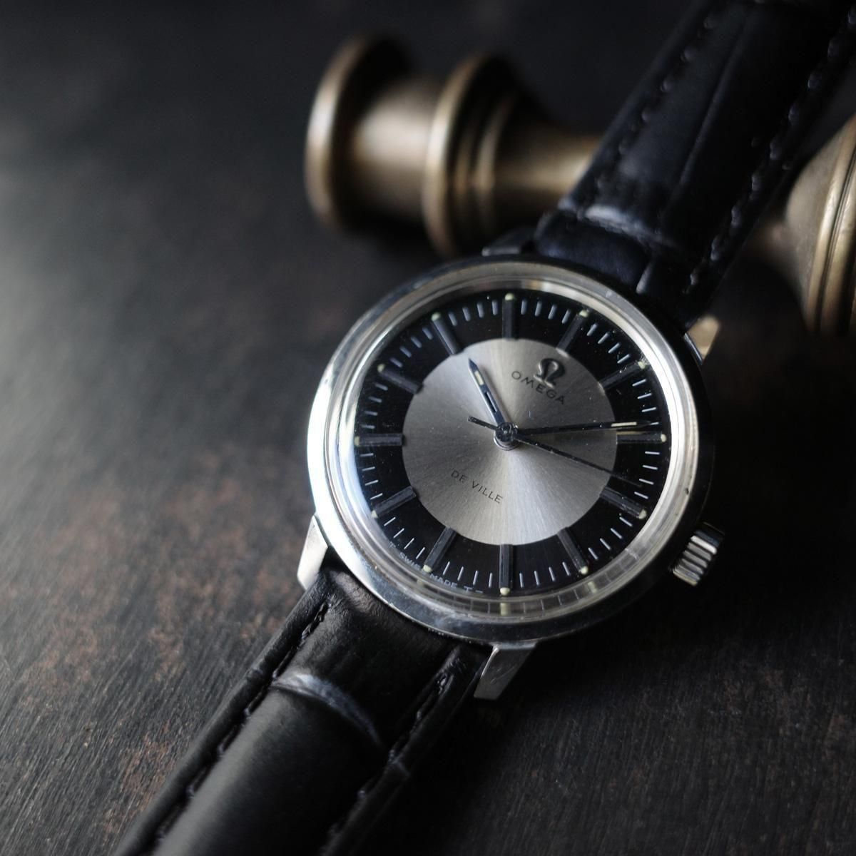 OMEGA DE VILLE（オメガ デビル） ツートンダイヤル 純正尾錠- JeJe